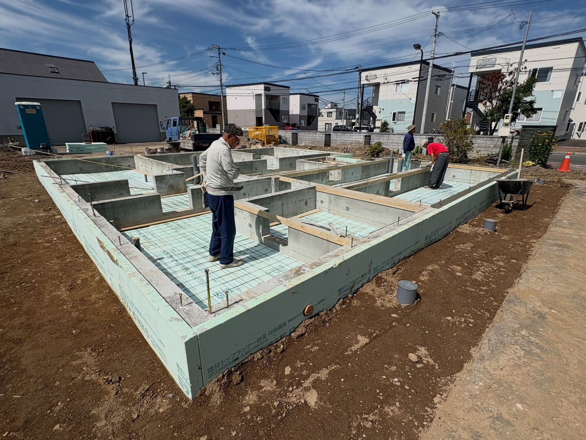 札幌市清田区にて新しい夢の家を建築中です🏠✨