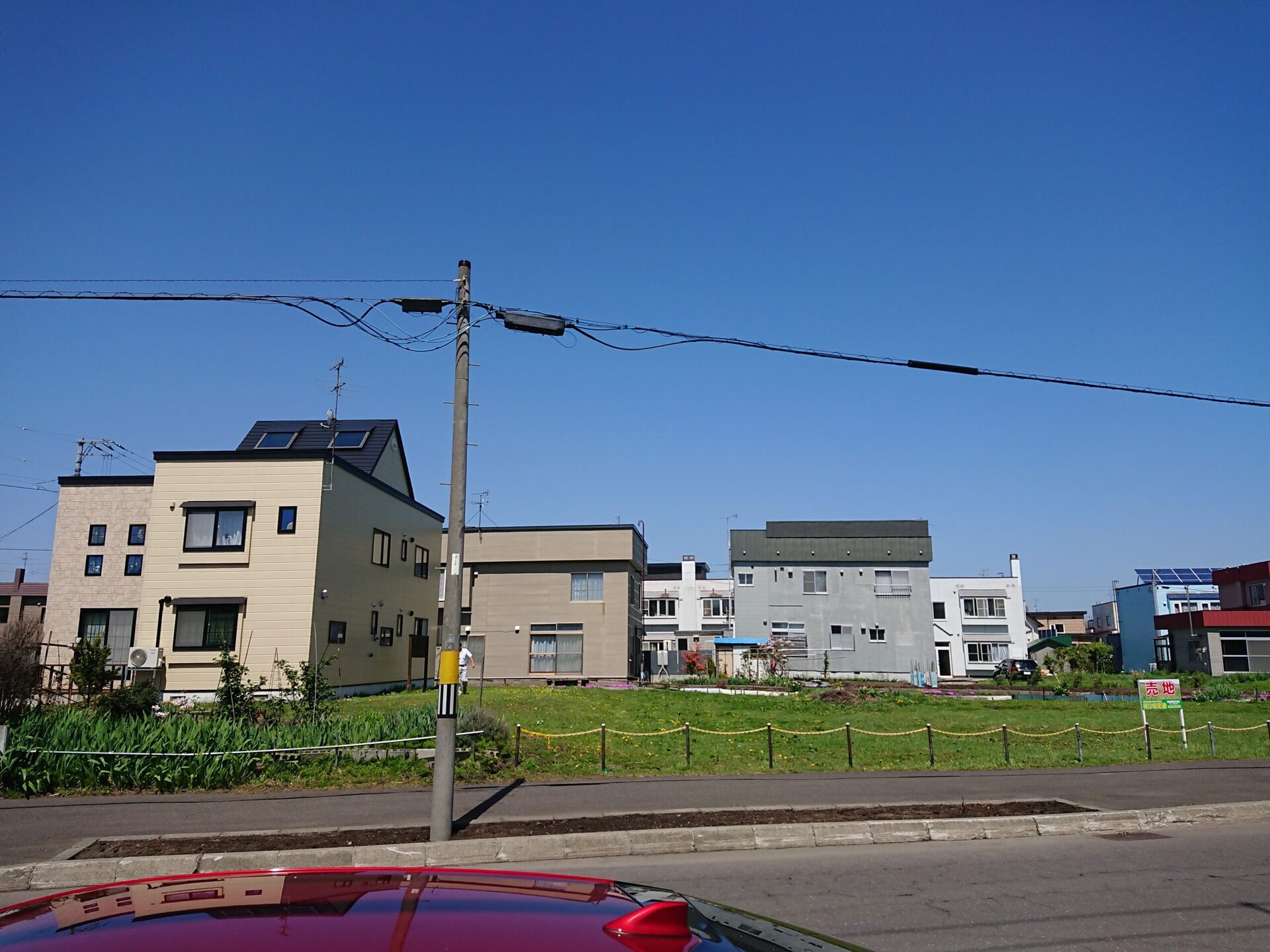 ご成約済み　江別市牧場町　建築条件付き土地