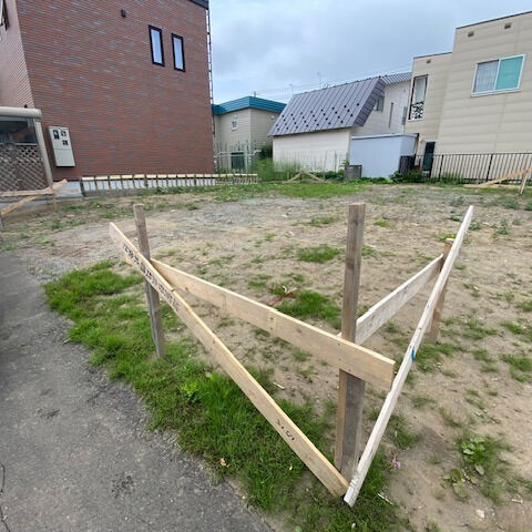 札幌市での新たな現場がスタートしました！今回は「やりかた」作