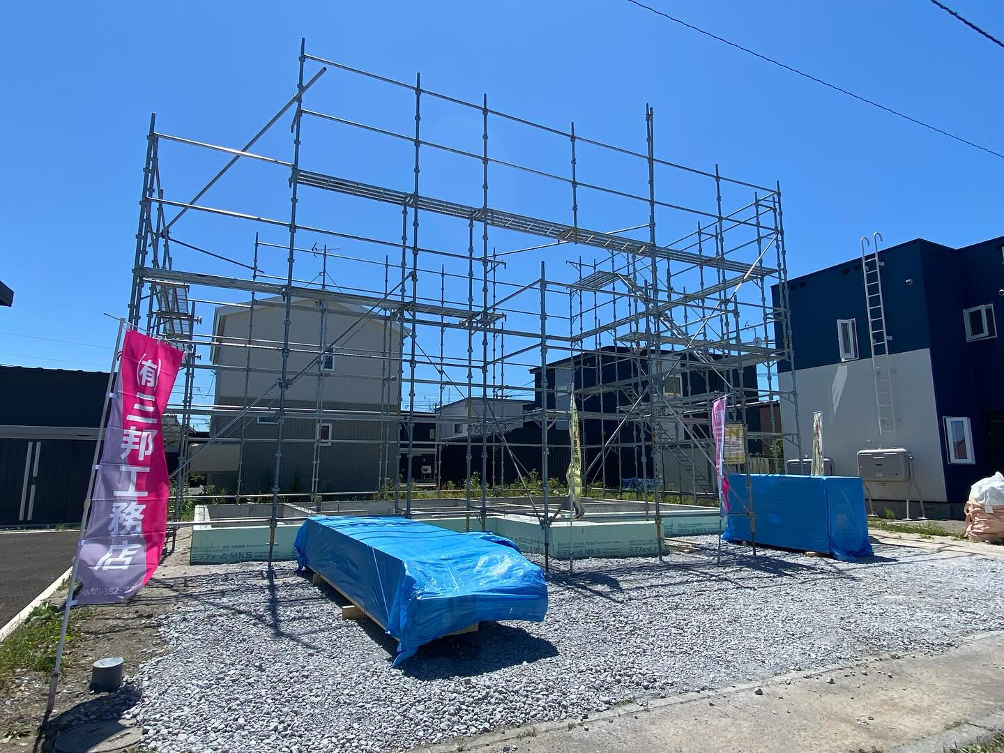 今回は、これから建方に入る現場のご紹介です！🏗️✨建方とは、